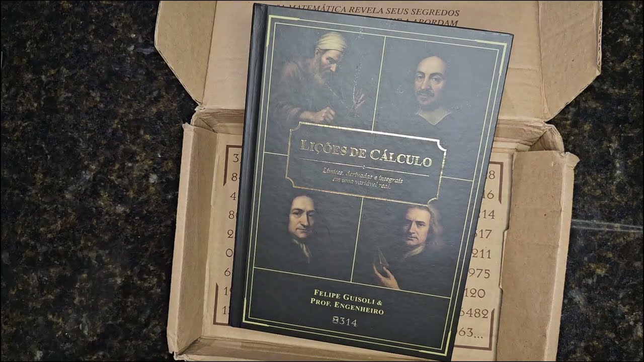 Unboxing do Livro Lições de Cálculo