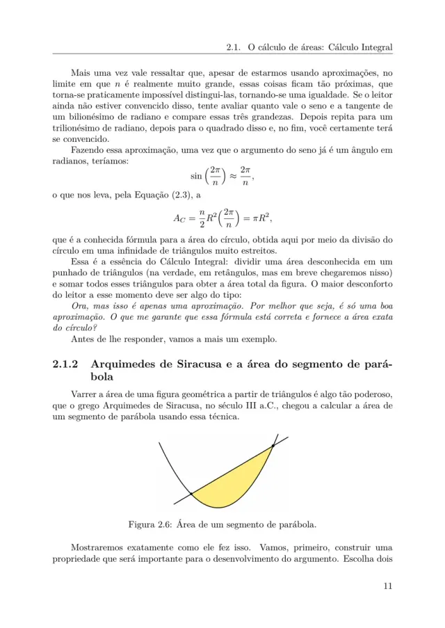 Página 11 do Lições de Cálculo