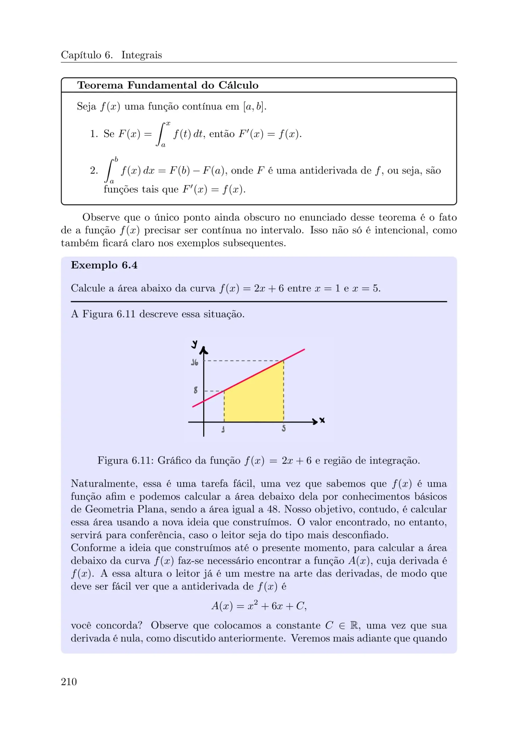 Página Lições de Cálculo